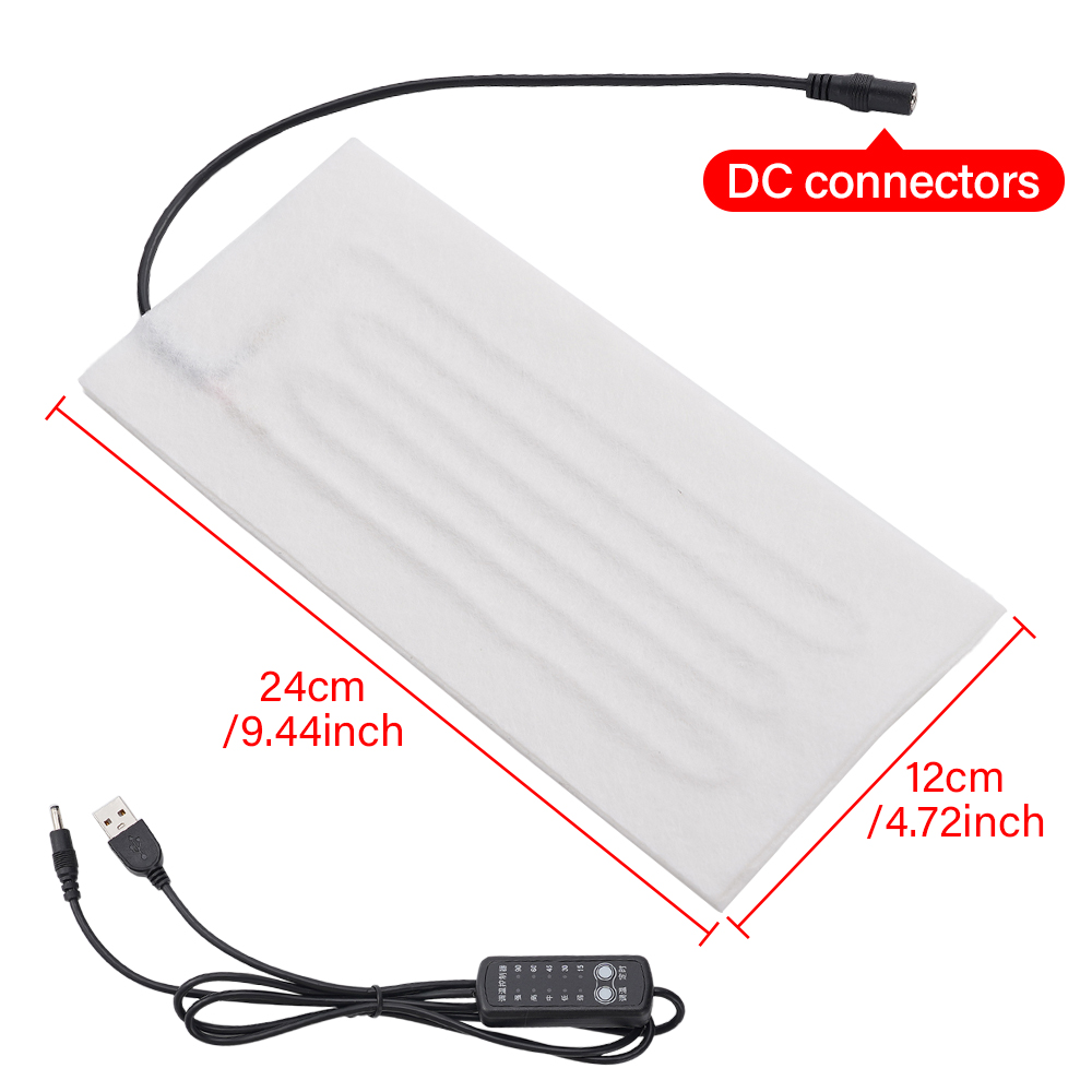 1Pc 120x240 mm USB Heating Pad - Hand Warmer Electric review and price