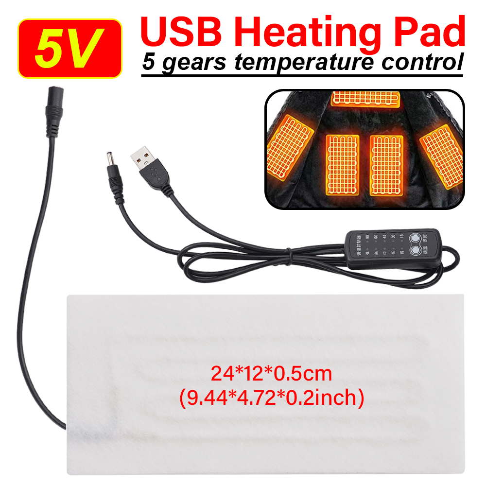 1Pc 120x240 mm USB Heating Pad - Hand Warmer Electric review and price