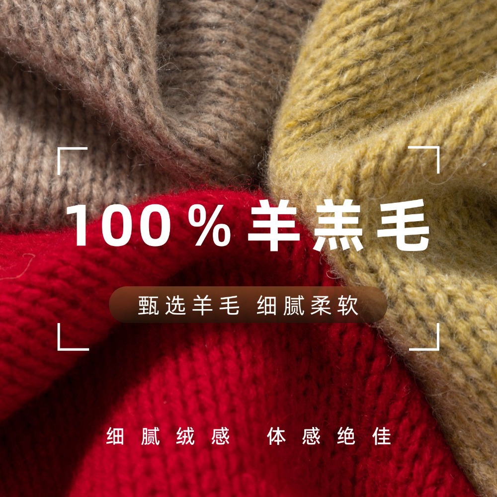 2026 100% Wool Triangle Scarf  - Wool Scarf Men review and price