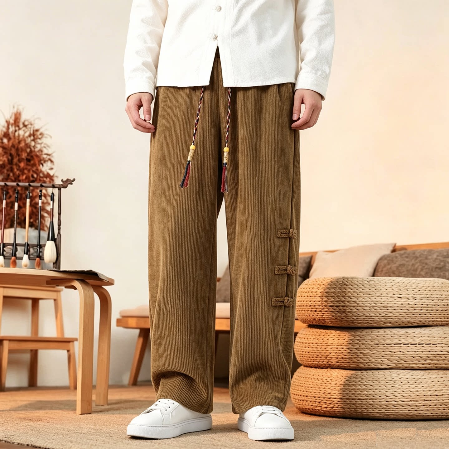 Pants Men Brand New Autumn War - Corduroy Pant Warm review and price