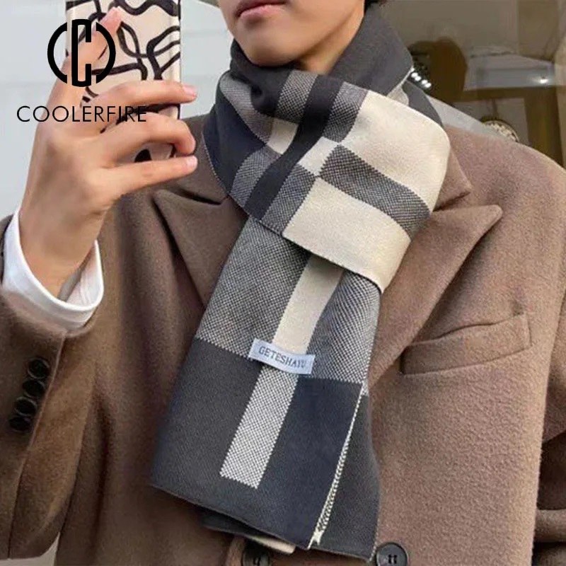 New Winter Men Scarf Keep Warm - Wool Scarf Men review and price
