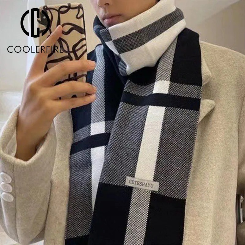 New Winter Men Scarf Keep Warm - Wool Scarf Men review and price